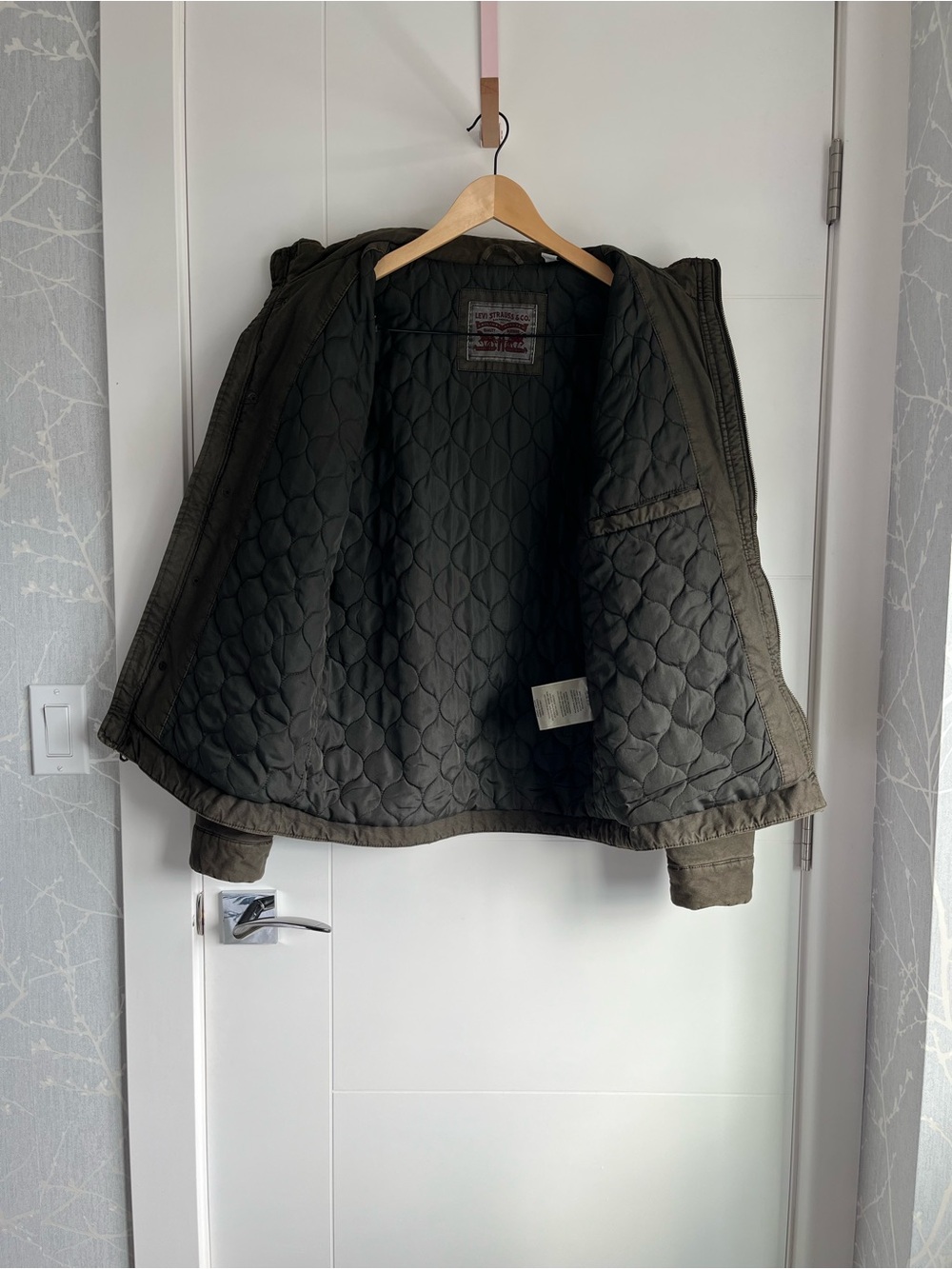Levi's Olive Green Military Field Jacket - Picture 9 of 11